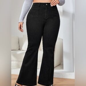 NEW 2 XL Plus Flare Leg Jeans